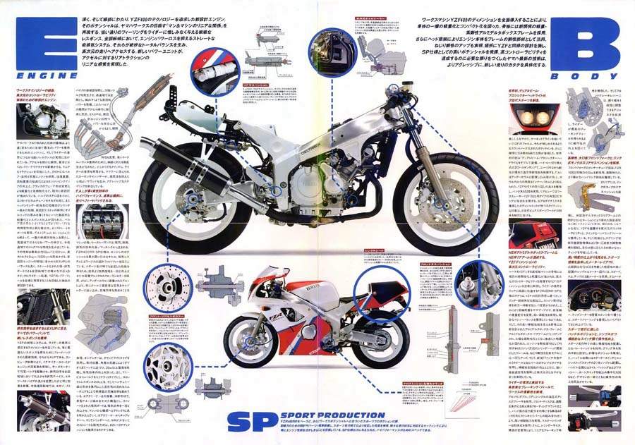 Мотоцикл Yamaha FZR 400RR   SP EXUP 1990 фото