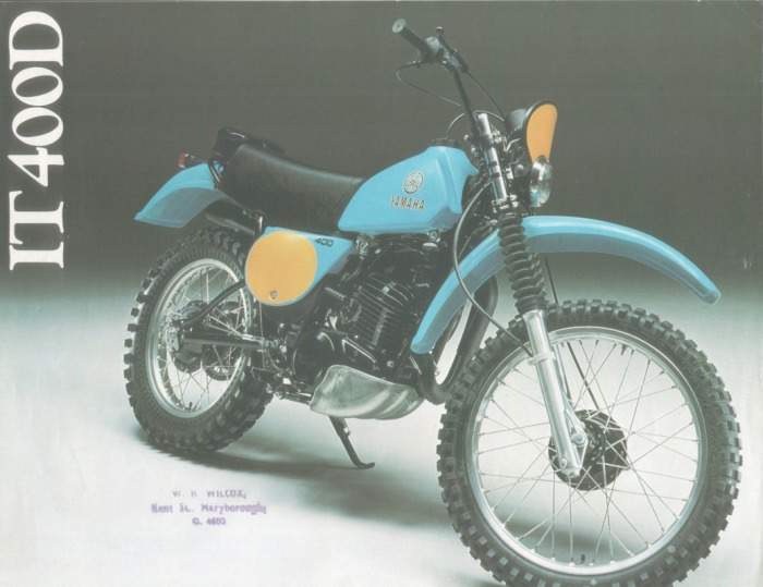 Мотоцикл Yamaha IT 400E 1978