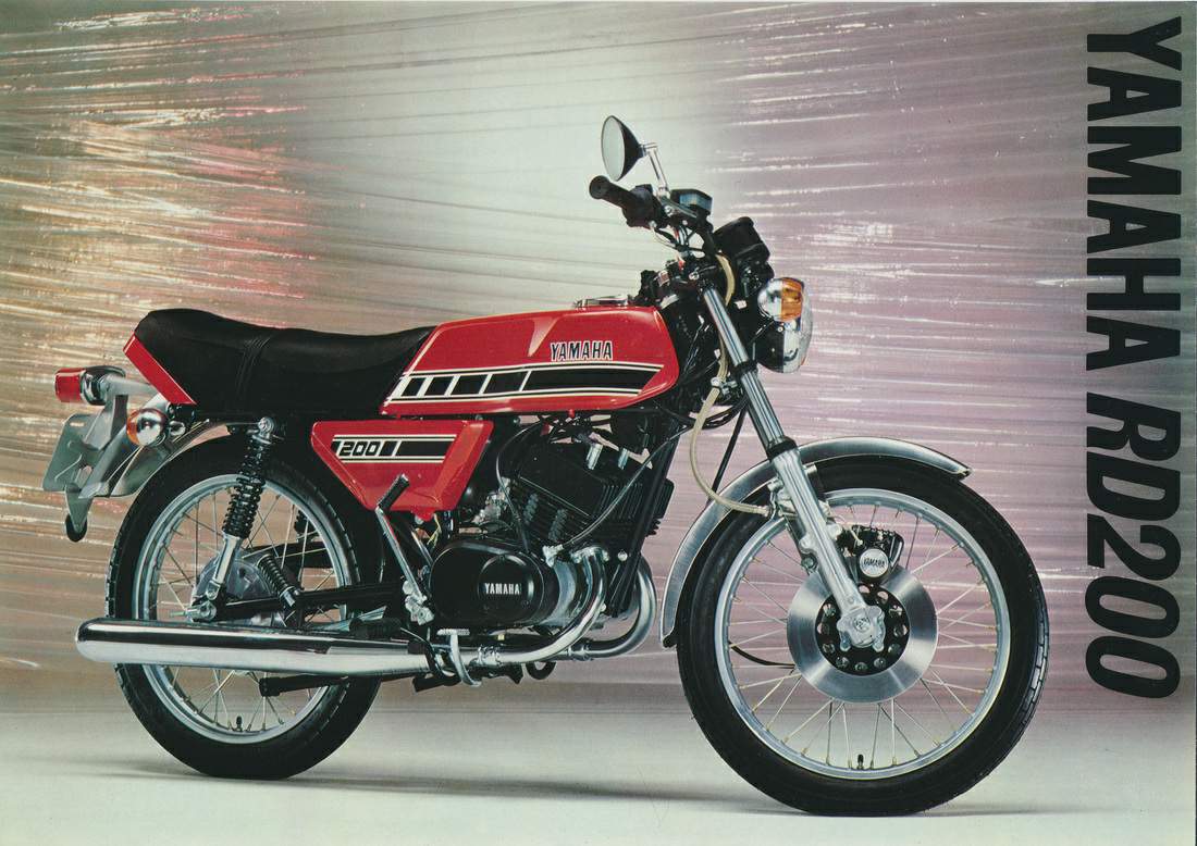Мотоцикл Yamaha RD 200 1977