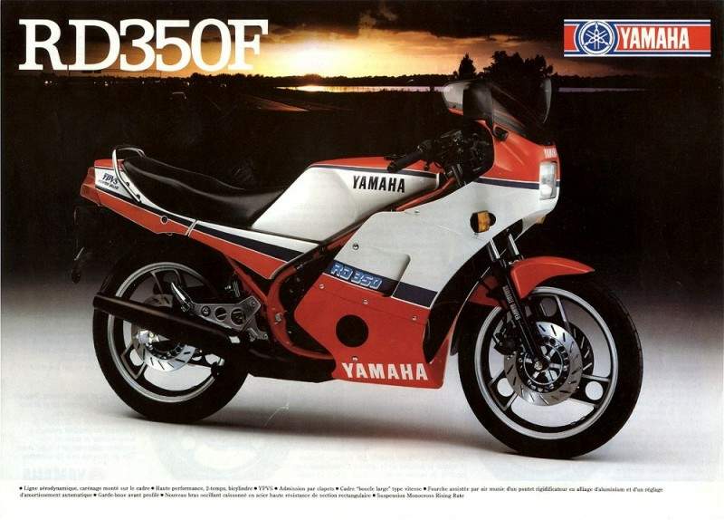 Мотоцикл Yamaha RD 350F 1985