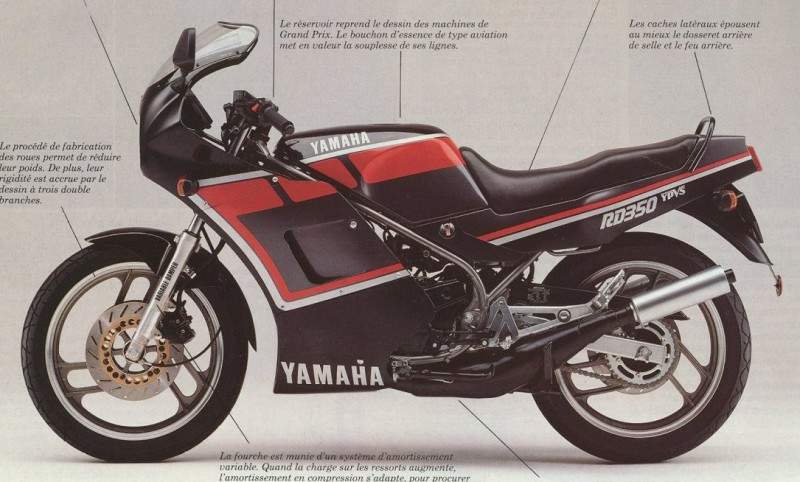 Мотоцикл Yamaha RD 350F 1986