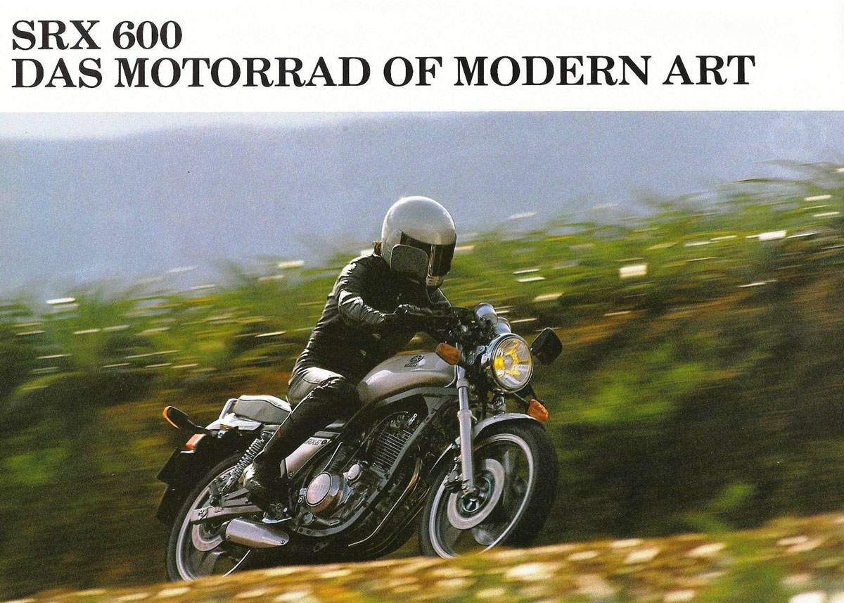 Мотоцикл Yamaha SRX 600 1985 фото
