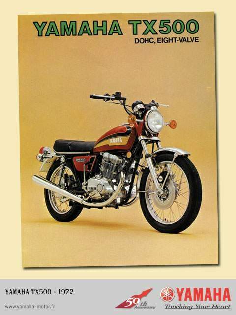 Мотоцикл Yamaha TX 500 1972 фото
