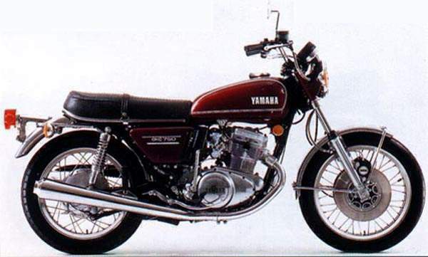 Мотоцикл Yamaha TX 750 1974