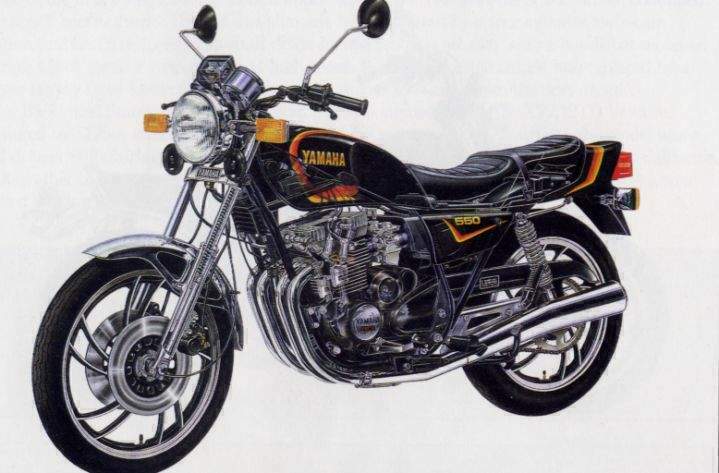 Мотоцикл Yamaha XJ 550 1981