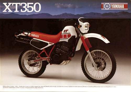 Мотоцикл Yamaha XT 350 1985