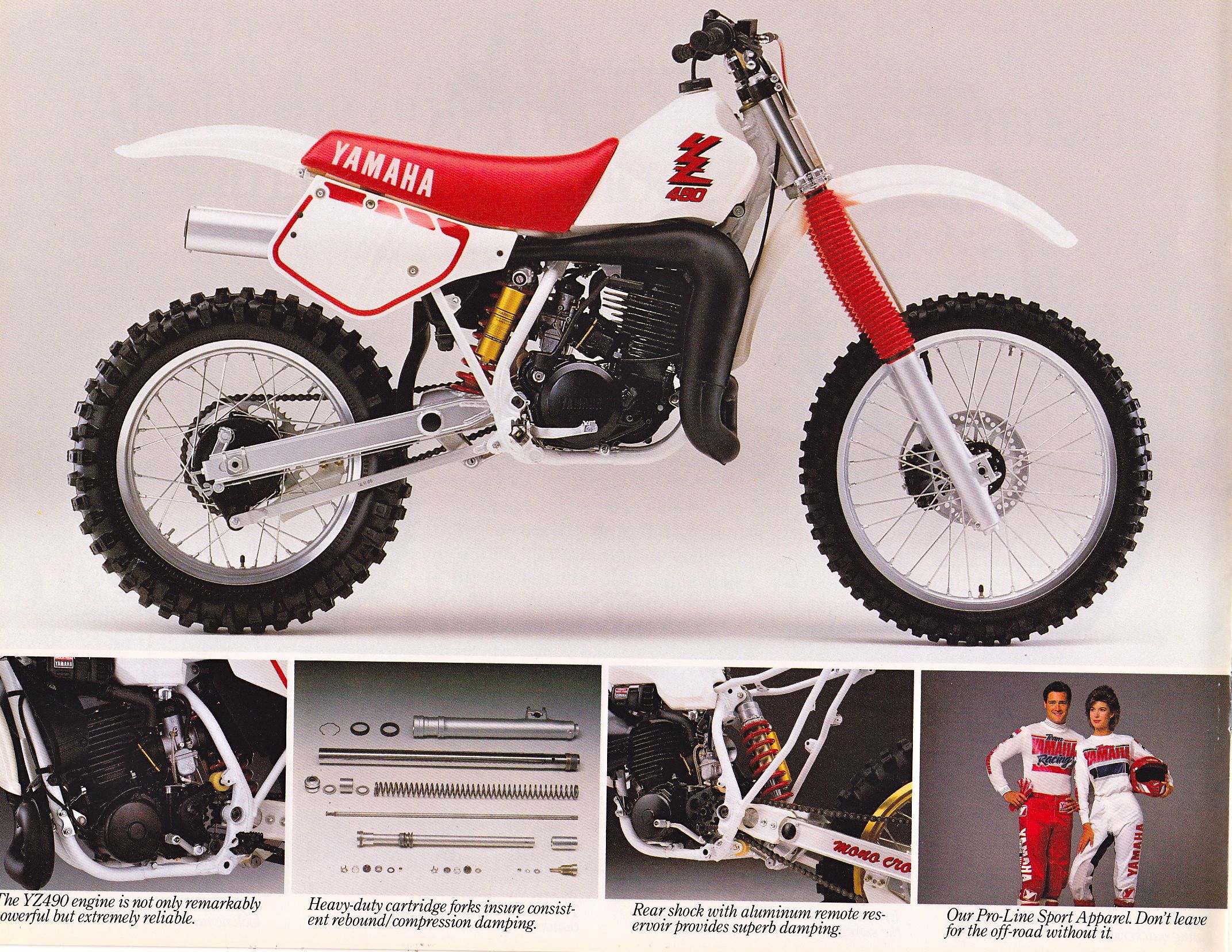 Мотоцикл Yamaha YZ 490 1986 фото