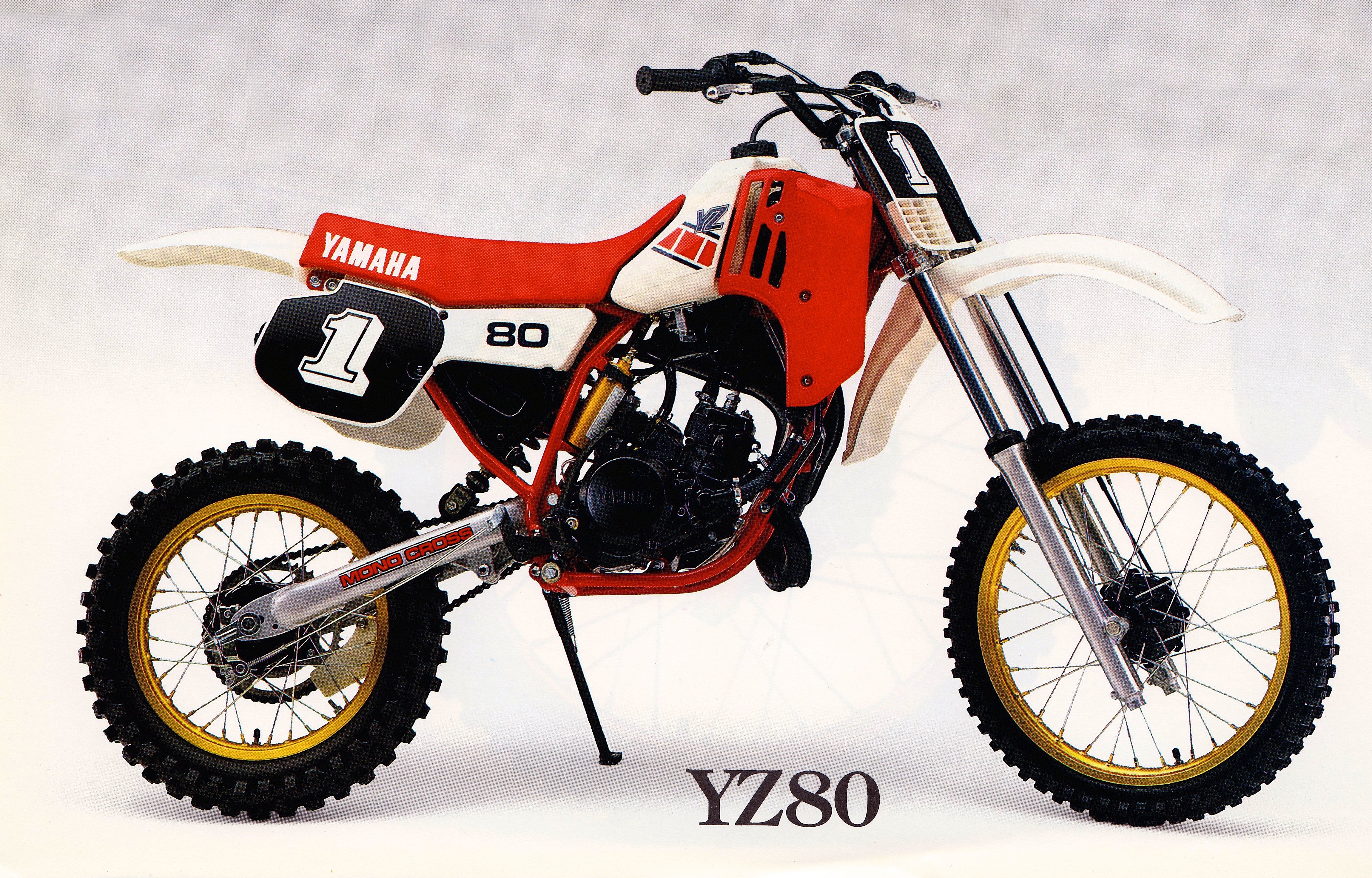 Мотоцикл Yamaha YZ 80 1985. 