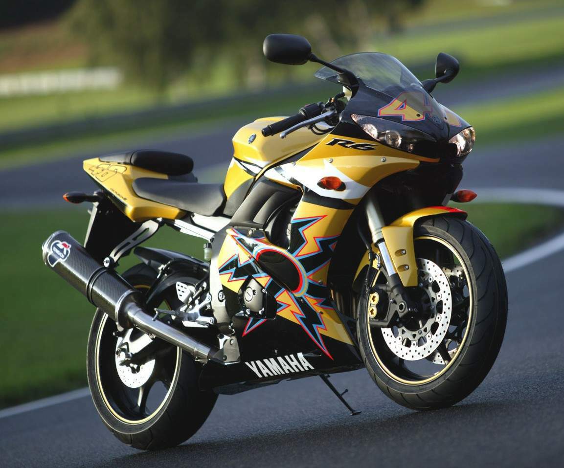 Мотоцикл Yamaha YZF 600 R6 Rossi R46 Replica 2005