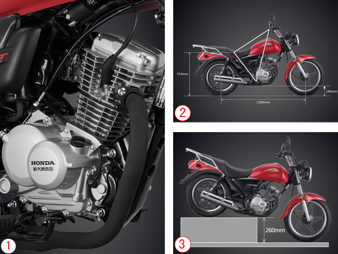 Мотоцикл Honda CBF125T 2026 фото
